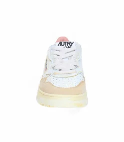 New Baskets Medalist Low Super Vintage Blanc Jaune Et Sashimi Femme Baskets