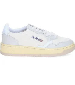 Outlet Baskets Medalist Low Velours Cotele Ivoire Femme Baskets