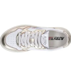 Clearance Baskets Medalist Low White/Platinium Femme Baskets