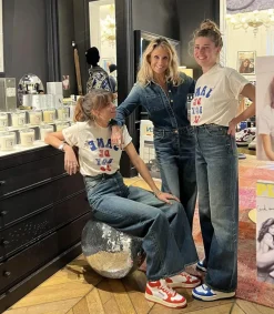 New Baskets Medalist Mid Blanc Et Bleu Femme Baskets