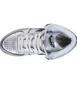 Discount Baskets Mi Silver Used Argento/Nero Femme Baskets