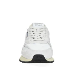 Outlet Baskets Reelwind Nylon Et Daim Blanc Femme Baskets