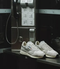 Outlet Baskets Reelwind Nylon Et Daim Blanc Femme Baskets