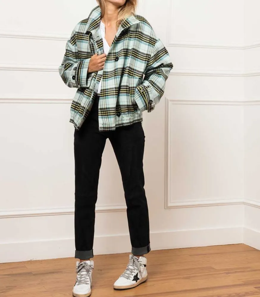 Clearance Baskets Sky-Star Cuir Blanc Etoile Noire Femme Baskets