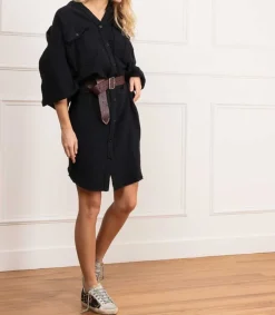 Sale Baskets Super-Star Cuir Horsy Leopard Femme Baskets