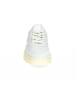 New Baskets V-90 Leather Gravel White Femme Baskets