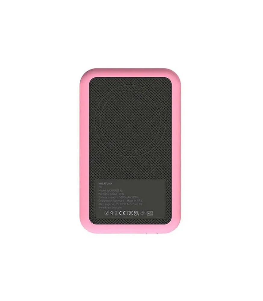 Sale Batterie Portable Tocharge Qi Fresh Pink Accessoires Smartphone