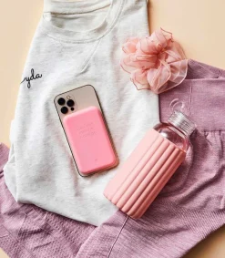 Sale Batterie Portable Tocharge Qi Fresh Pink Accessoires Smartphone