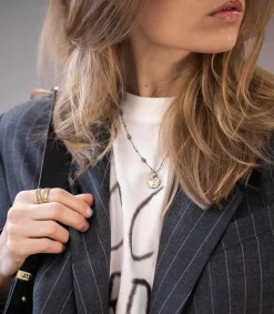 Sale Blazer Kaia Grey Pinstripe Femme Manteaux & Vestes