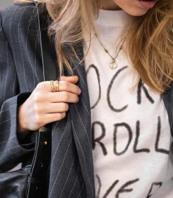 Sale Blazer Kaia Grey Pinstripe Femme Manteaux & Vestes