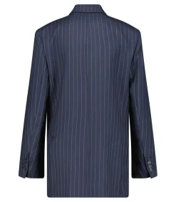 Discount Blazer Wilby Navy Stripes Femme Manteaux & Vestes