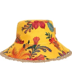 Sale Bob Floral Yellow Femme Chapeaux, Bonnets & Casquettes