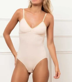 Hot Body Bretelles Blush Lurex Avec Pads Femme Lingerie