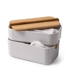 Outlet Boite De Rangement Zen Cotton Box Accessoires De Salle De Bain