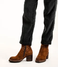 Discount Boots Avec Empiecements En Cuir Suede Sughero Femme Boots & Bottines