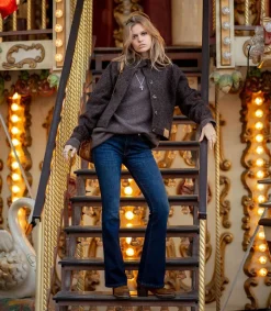 Discount Boots Avec Empiecements En Cuir Suede Sughero Femme Boots & Bottines