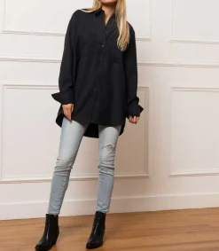 Discount Boots Estudio Black Leather Femme Boots & Bottines