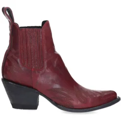 Best Boots Gaucho Long Stitch Cherry Red Femme Boots & Bottines