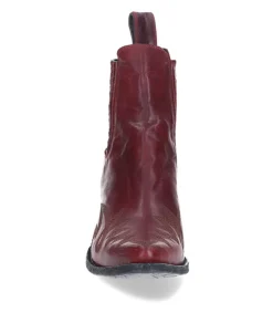 Best Boots Gaucho Long Stitch Cherry Red Femme Boots & Bottines