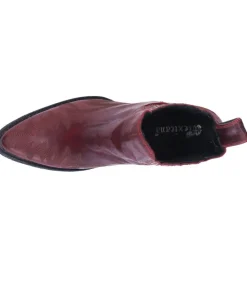 Best Boots Gaucho Long Stitch Cherry Red Femme Boots & Bottines