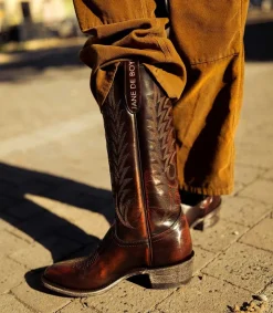 Outlet Boots Santiag Razz 13 Antik Brown X Jane De Boy Femme Boots & Bottines