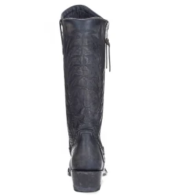 Outlet Boots Santiag Razz 13 Beige Black Rustik Femme Boots & Bottines