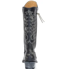 Sale Boots Santiag Razz 13 Crack Black Femme Boots & Bottines