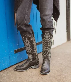 Sale Boots Santiag Razz 13 Crack Black Femme Boots & Bottines