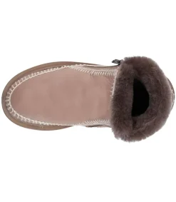 Best Boots Setsu 3.0 Crochet Leather Stone/Natural Femme Boots & Bottines