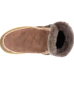 Boots Setsu Crochet Crepe Suede Camel/Beige Femme Boots & Bottines