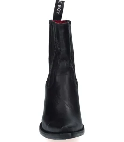 Discount Boots Studio Plain Black X Jane De Boy Femme Boots & Bottines
