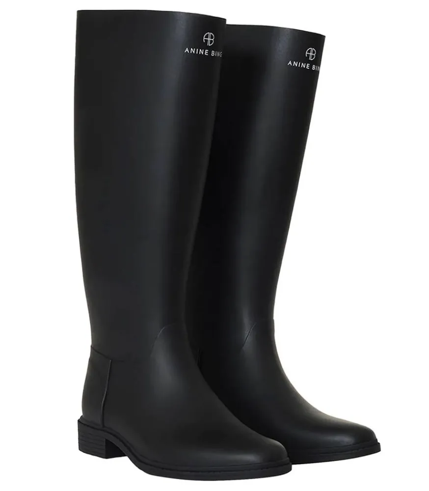 Clearance Bottes De Pluie Kari Noir Femme Boots & Bottines