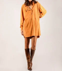 Best Bottes Hautes En Cuir Cognac Femme Boots & Bottines