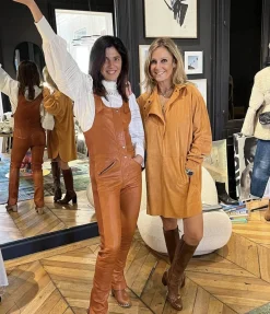 Best Bottes Hautes En Cuir Cognac Femme Boots & Bottines