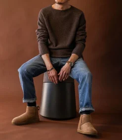 Outlet Bottes Homme Classic Mini Chestnut Homme Boots