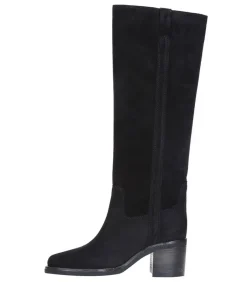 Clearance Bottes Veau Velours Seenia Black Femme Boots & Bottines