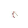 Boucle D'Oreille Ava Saphir Rose Femme Boucles D'Oreilles