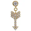 Outlet Boucle D'Oreille Fleche Or Jaune Et Diamants Femme Boucles D'Oreilles