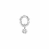 Online Boucle D'Oreille Puce Dunaway Or Blanc Et Diamants Femme Boucles D'Oreilles