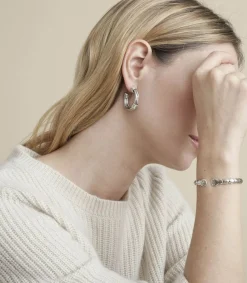 Hot Boucles D'Oreille Ariane Petit Modele Argente Femme Boucles D'Oreilles