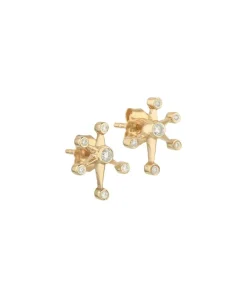 Boucles D'Oreilles Constellation Diamants Femme Boucles D'Oreilles