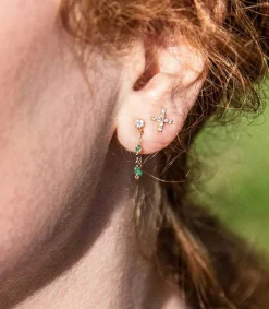 Online Boucles D'Oreilles Gigi Supreme Or Jaune Femme Boucles D'Oreilles