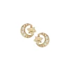 Best Boucles D'Oreilles Merkaba Diamants Lune Femme Boucles D'Oreilles