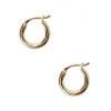 Hot Boucles D'Oreilles Olivia 12Mm Dore Femme Boucles D'Oreilles