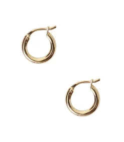 Hot Boucles D'Oreilles Olivia 12Mm Dore Femme Boucles D'Oreilles