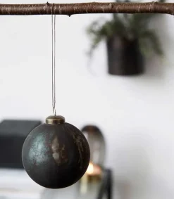 New Boule De Noël Nuance Bleu Antique Déco De Noël