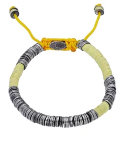 Bracelet Awaso En Perles Africaines Et Argent Homme Bijoux