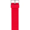 New Bracelet De Montre Interchangeable En Silicone Rouge Femme Montres