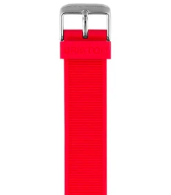 New Bracelet De Montre Interchangeable En Silicone Rouge Femme Montres
