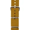 Sale Bracelet De Montre Type Nato Moutarde Et Boucle Or Jaune Femme Montres